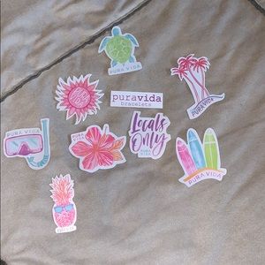 Pura Vida stickers and bracelet bags!!🌺